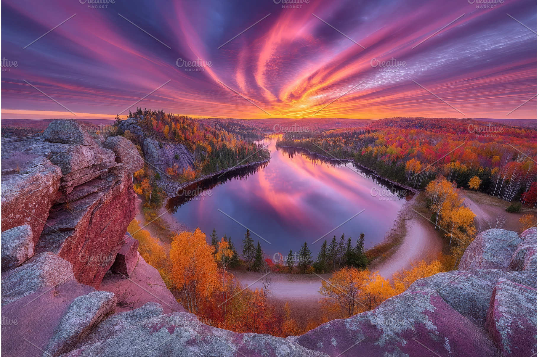 The autumn season in Quebec and, a Nature Photo by ZinetroN