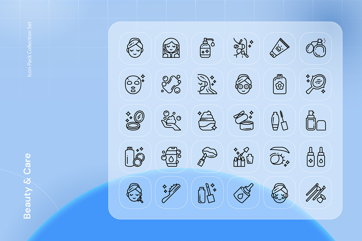 Beauty & Care Icon, an Outline Icon by Nathaya Studio (Photo 2 of 2)