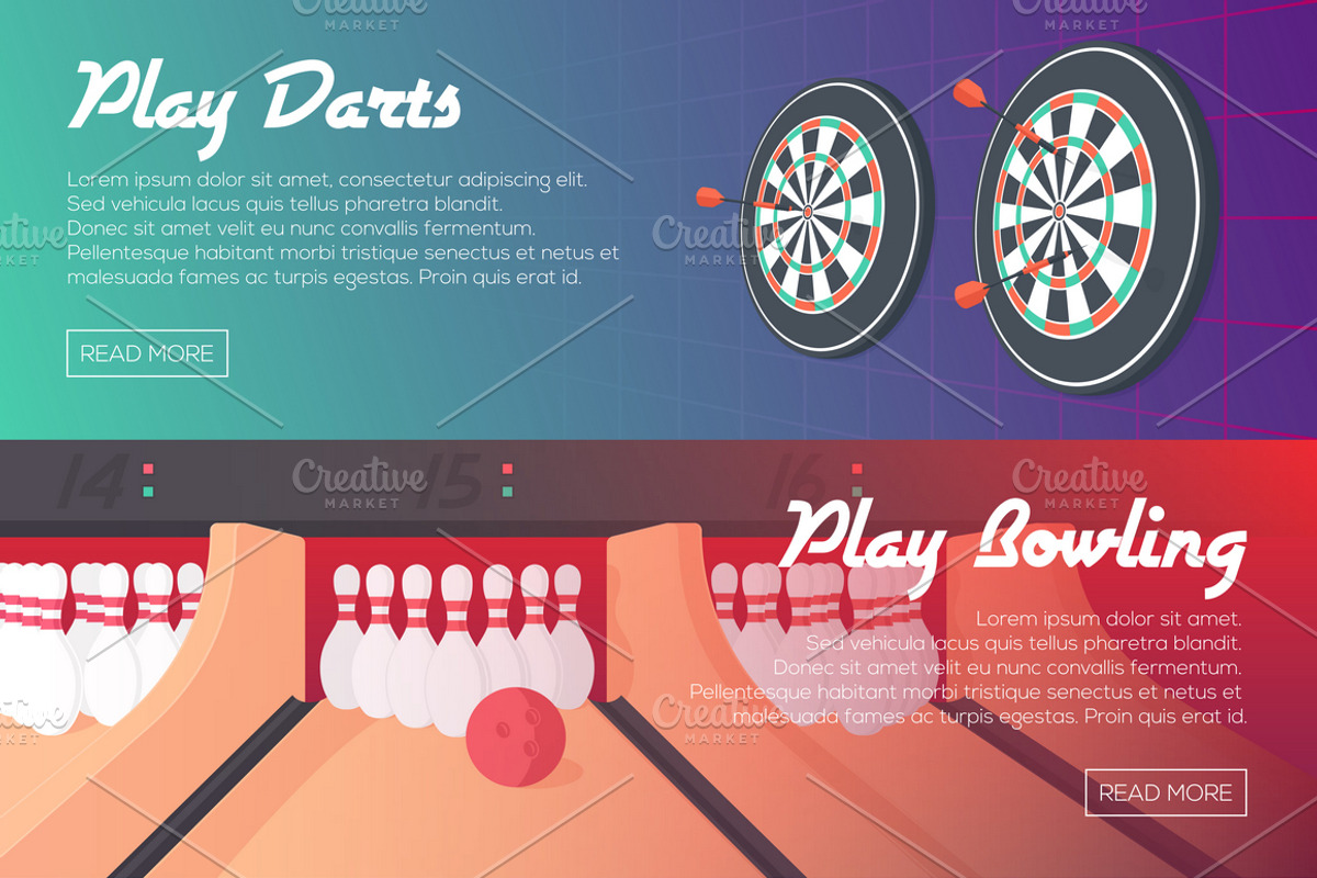 3 Casino Banners, a Templates & Theme by Snitovets