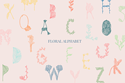 Floral Letters - Hand Made Letters, an Object Graphic by Tiendita de dani (Thumbnail 4 of 5)