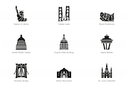 Landmarks of the USA Icon Set, a Duotone Icon by Jozsef Balazs-Hegedus (Thumbnail 4 of 6)