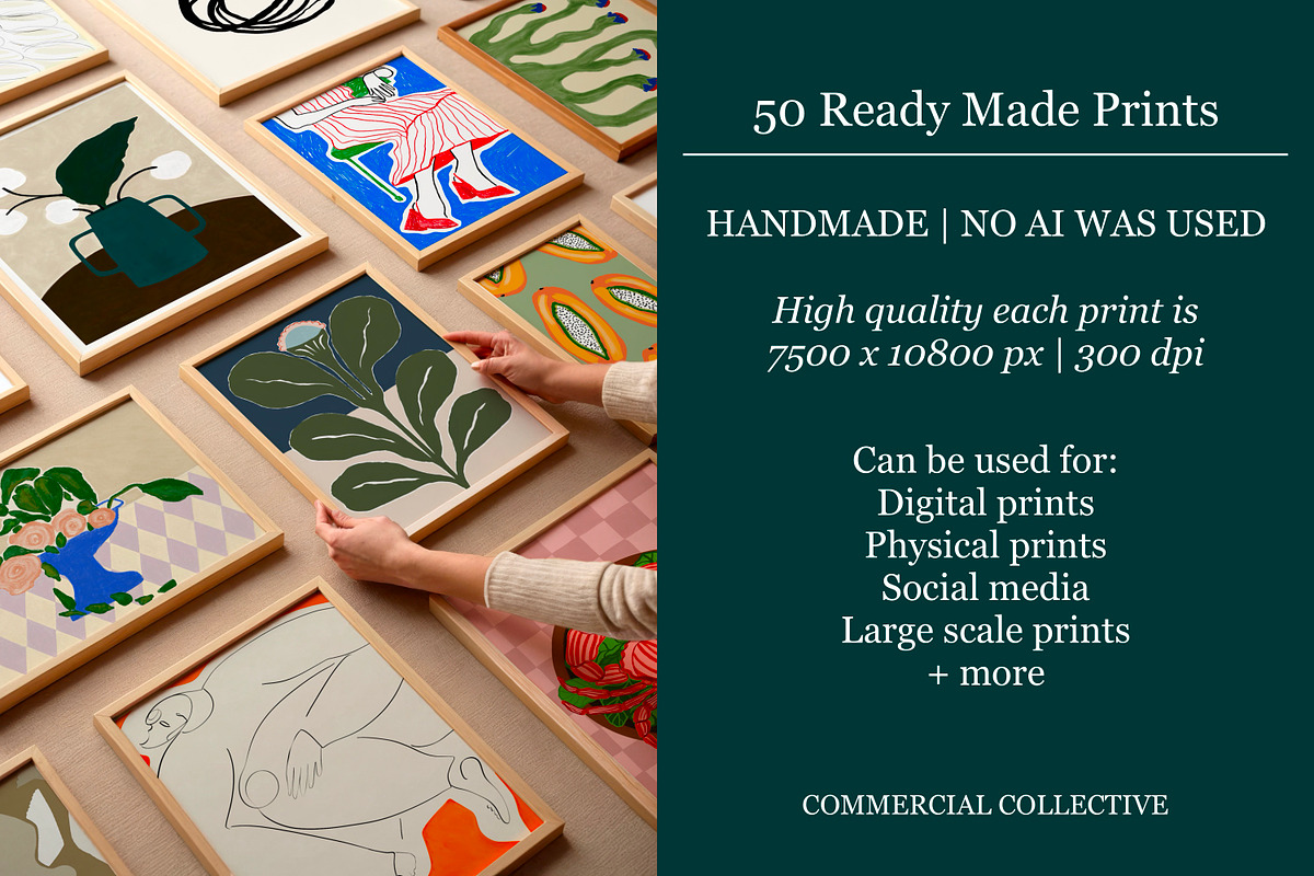 Ready made poster - Art print bundle, an Illustration by COMMERCIAL COLLECTIVE (Photo 1 of 7)