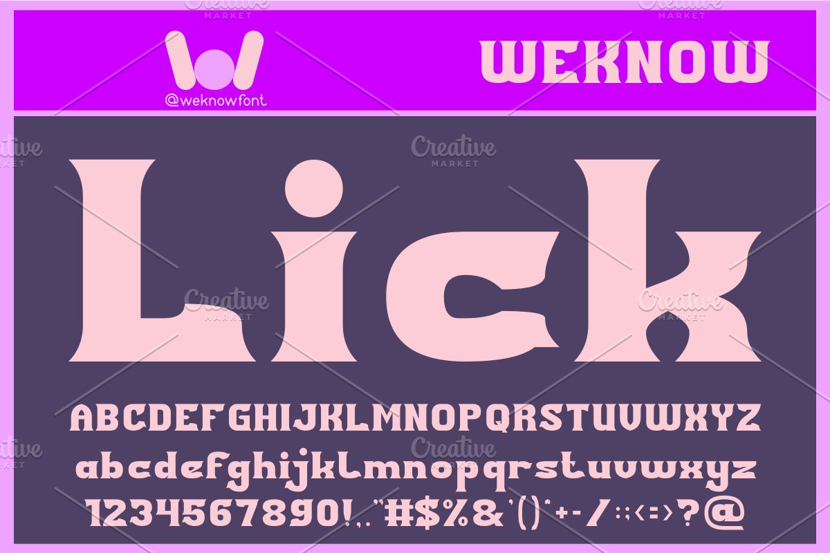 Juke Box font, a Font by weknow (Photo 4 of 8)