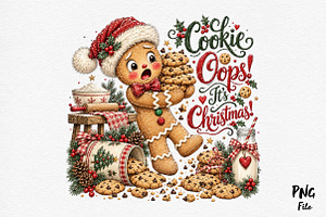 Christmas Gingerbread Cookies PNG