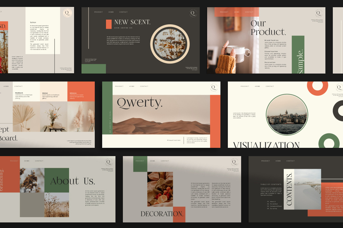 Qwerty - PowerPoint Template, a Presentation Template by Secret Visual (Photo 2 of 10)