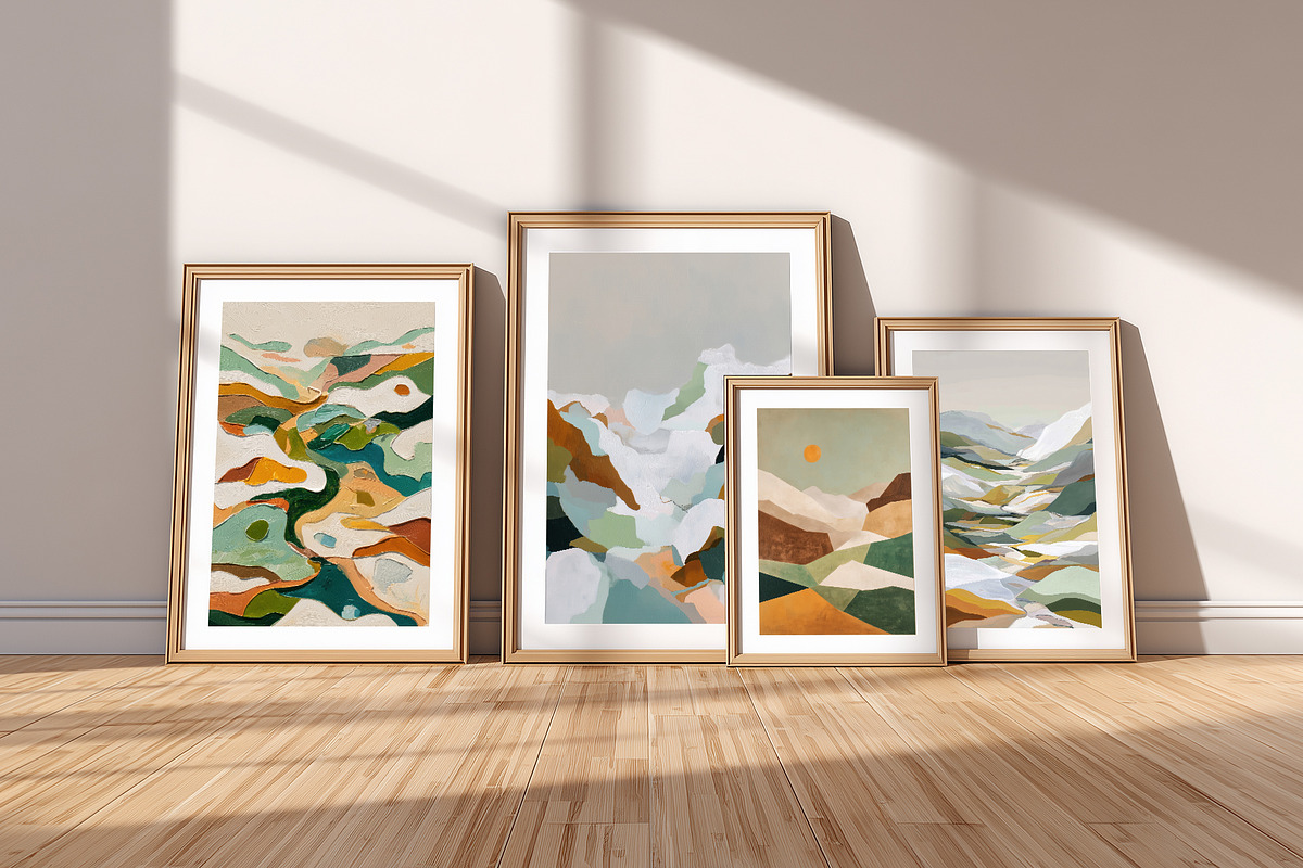 Abstract Landscape Illustration, a Decorative Illustration by Housui Patterns (Photo 10 of 12)