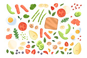 Sandwich constructor, food set, a Food Illustration by Good Studio (Thumbnail 3 of 3)