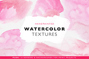 32 Watercolor Textures & Templates, a Texture Graphic by Abbie May (Thumbnail 1 of 5)