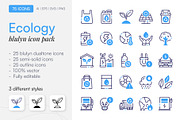 75 Ecology Icon Pack, a Duotone Icon by Bilicube Studio (Thumbnail 1 of 2)