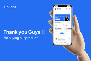 Fin Jobs - Jobs Finder App UI Kits