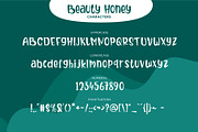 Beauty Honey - A Handwritten Font, a Script Font by sancreastd. (Thumbnail 9 of 9)