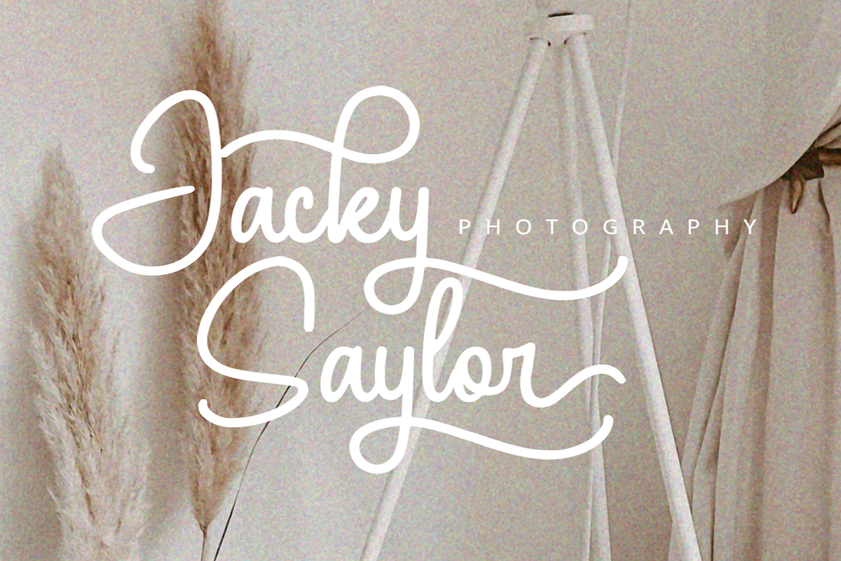 Lailaheya-Monoline ScriptHandwritten, a Handwritten Font by overlaytemplates (Photo 3 of 5)