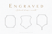 Classic Illustrated Wedding Crests, an Illustration by Blushed Design by Katrina (Thumbnail 1 of 5)