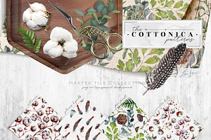 COTTONICA Winter Rustic Florals