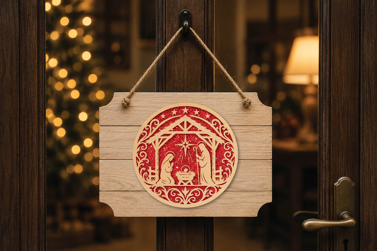 Christmas Nativity Scene SVG, an Object Graphic by DreamPrint404 (Photo 3 of 4)