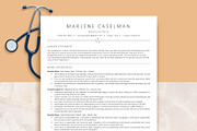 Nurse Resume Template Word, Pages, a Resume Template by VictoriousVita (Thumbnail 1 of 7)