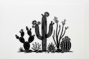 60 Desert Cactus Floral Silhouette, a Seasonal Illustration by Amazin_art (Thumbnail 5 of 35)
