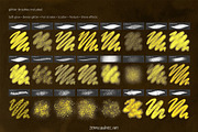 Procreate Brushes - Glitter Brushes, a Brush Add-On by Jenny Quince (Thumbnail 10 of 12)