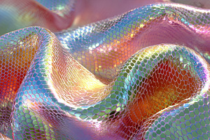 Iridescent Abstract Fabric Texture, an Arts & Entertainment Photo by Ales Munt