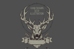 Deer Vector Illustration