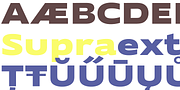 Supra Extended, a Sans Serif Font by Wiescher-Design (Thumbnail 6 of 8)