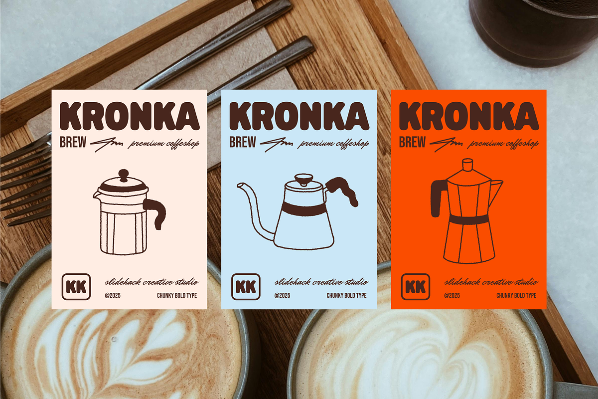 Gronk - Chunky Display Font, a Font by Studio Moara (Photo 6 of 8)