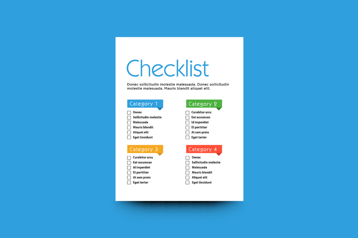 A Set of Five Checklists, a Graphic by Orange Graphics (Photo 3 of 6)