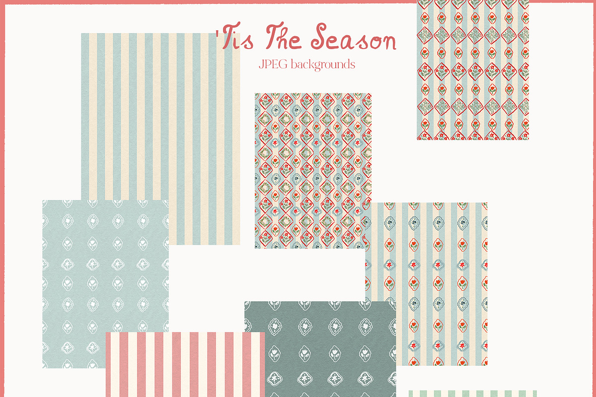 Christmas Frames Borders Templates, a Decorative Illustration by whiteheartdesign (Photo 19 of 24)