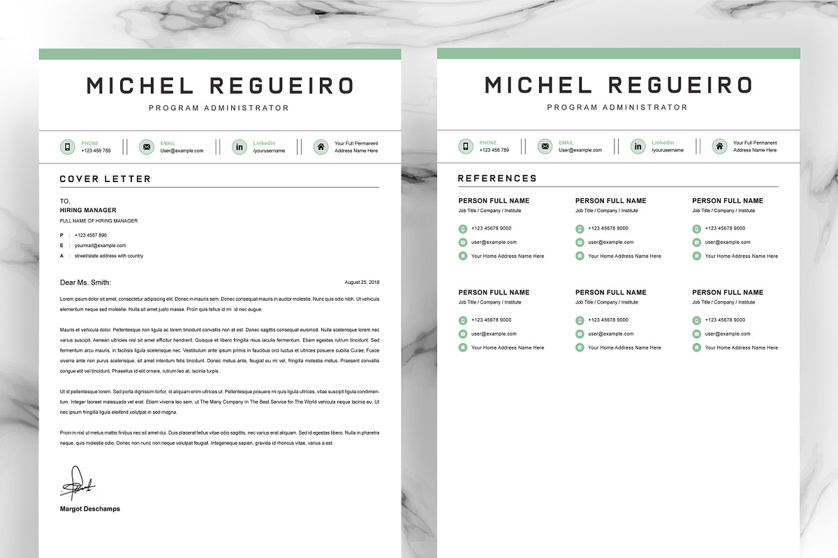 JOB WINNING RESUME - 50 TEMPLATES, a Resume Template by ResumeInventor (Photo 136 of 184)