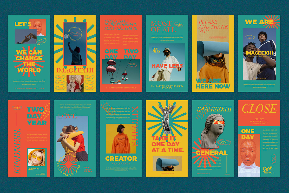 IMAGEEXHI Retro Instagram Template, a Social Media Template by Compaq_Creative (Photo 11 of 11)