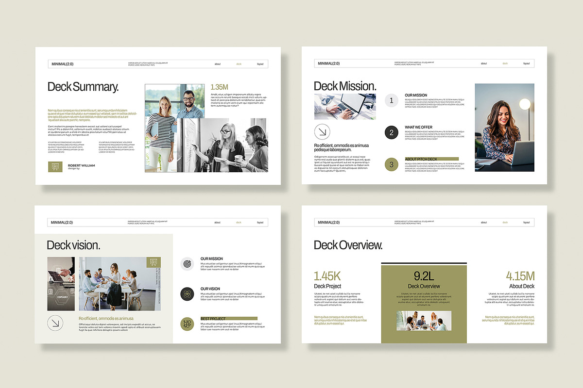 Corporate Pitch Deck Presentation, a Presentation Template by MightyDesign (Photo 3 of 8)