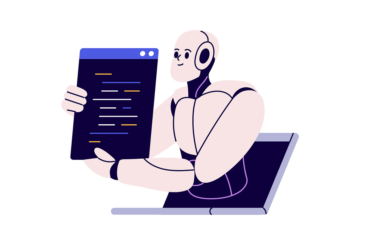 AI chatbot, machine learning concept, a Technology Illustration by Good Studio (Photo 2 of 6)