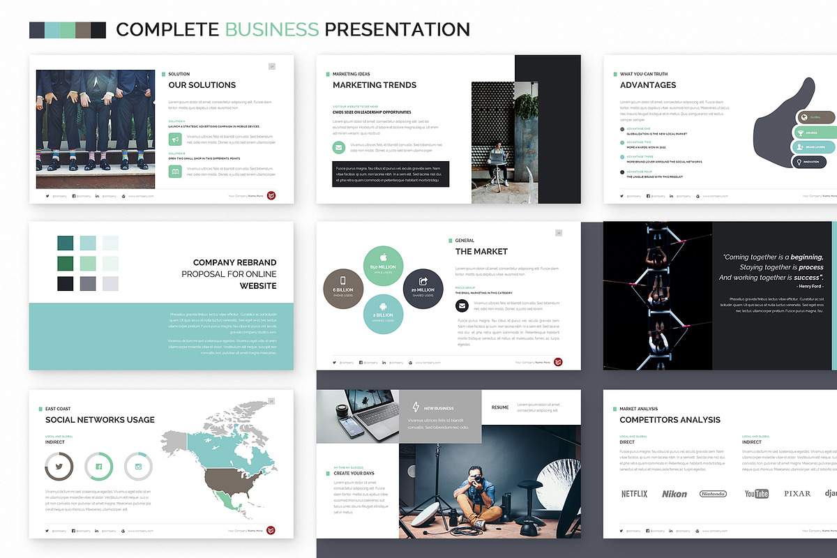 Complete Business Powerpoint Templat, a Presentation Template by Zacomic Studios (Photo 12 of 32)