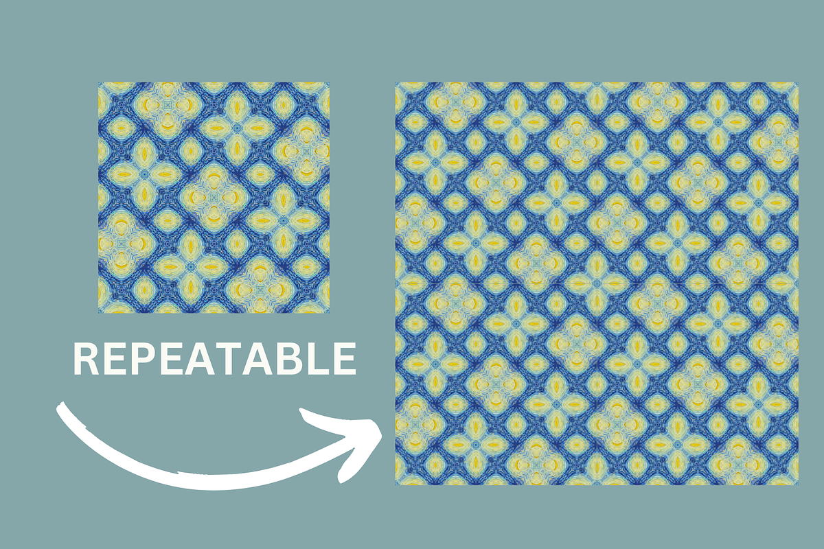 Starry Night Inspired Tile Patterns, a Pattern Graphic by The WYLD Tribe (Photo 3 of 10)