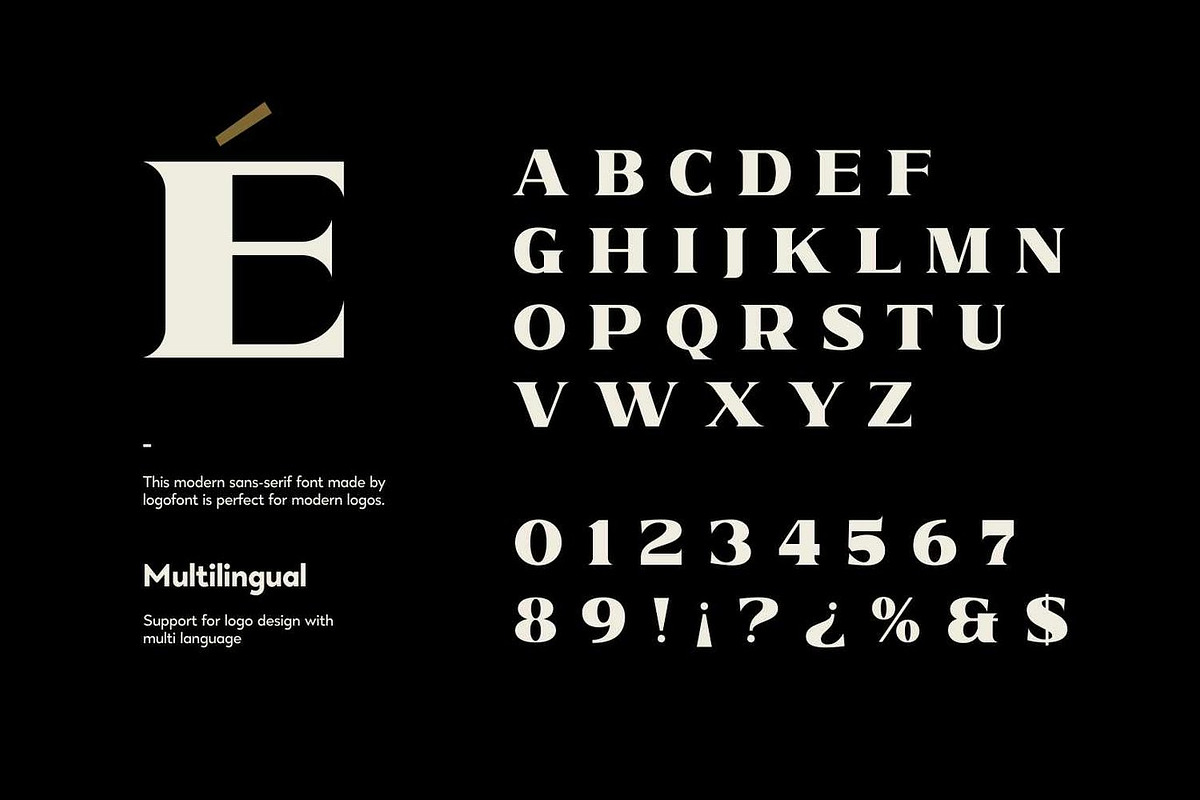 Stencil - Logo Serif Font, a Serif Font by Luna Shop (Photo 12 of 13)