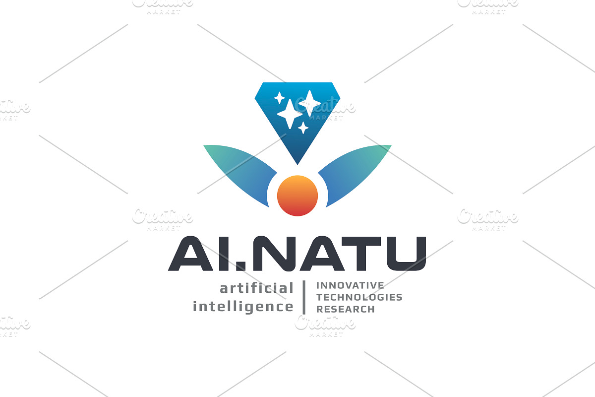 Diamond Nature Ai Technology Logo, a Branding & Logo Template by Design_Planet (Photo 1 of 4)