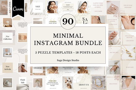 Minimal Instagram Puzzle Bundle