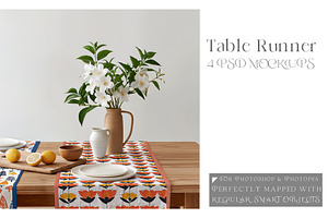 Table Runner Mockups