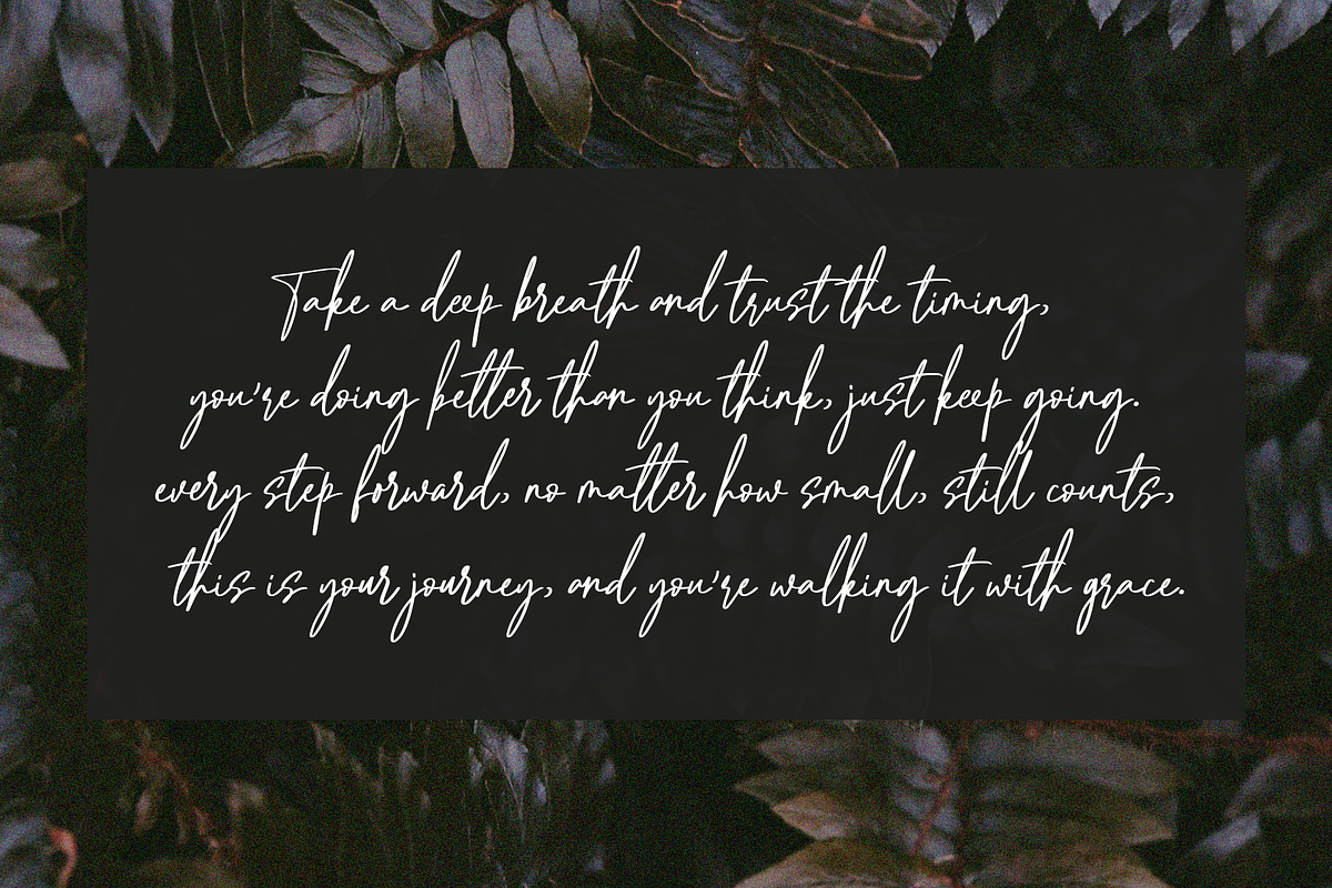 Lumberton - Authentic Signature, a Handwritten Font by MJB Letters (Photo 7 of 11)