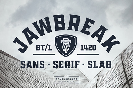 Jawbreak - Display Font, a Sans Serif Font by BoxTube Labs