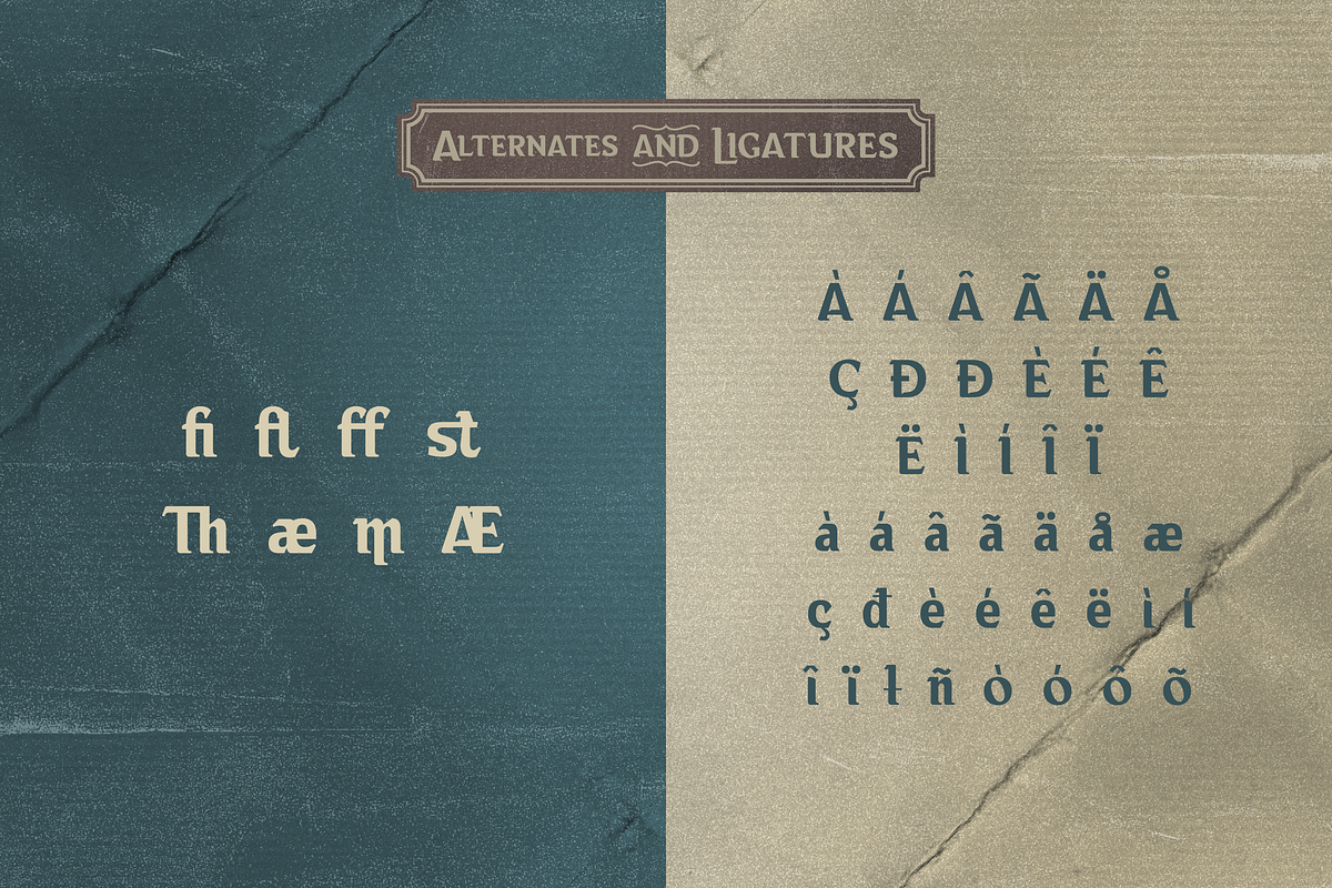 Vintage Serif Font, a Serif Font by Graphue (Photo 7 of 9)