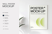 Framed Wall Poster Mockup, an Advertising Mockup by graphypix (Thumbnail 2 of 4)