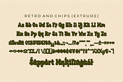 Retro and Chips - Retro Display Font, a Sans Serif Font by Ainun Jinan (Thumbnail 10 of 11)