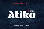 Atiku, a Sans Serif Font by twinstd (Thumbnail 1 of 13)