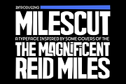 Milescut Display Font, a Sans Serif Font by Tipos Pereira (Thumbnail 1 of 7)