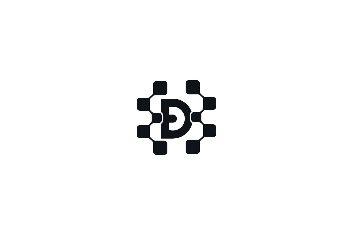 Digital Data Letter D Logo, a Branding & Logo Template by Abir Hossain Waffi (Photo 3 of 4)