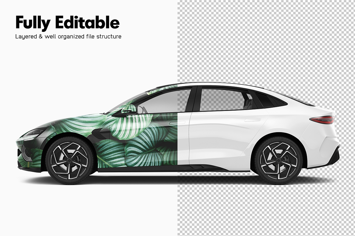 Car Mockup 26, an Advertising Mockup by Mockupix (Photo 3 of 12)