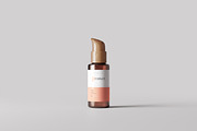 Small Pump Bottle Mockup, a Cups & Container Mockup by pmvch (Thumbnail 1 of 10)