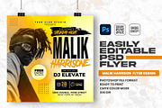 DJ Party PSD Flyer Design, a Flyer Template by Shajib Shikder (Thumbnail 1 of 2)