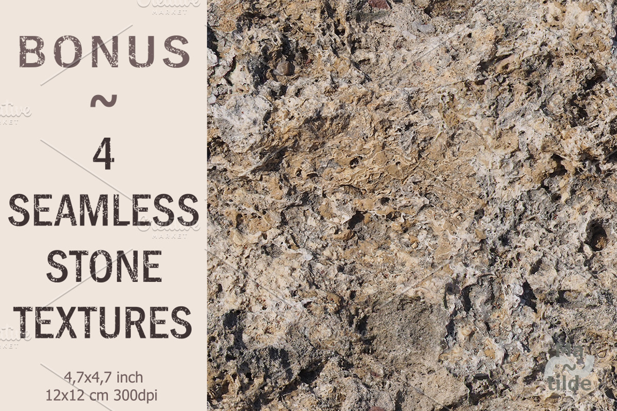 Stone Textures, a Texture Graphic by MatildeGraphics (Photo 9 of 9)